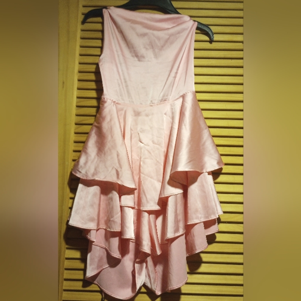 Shein Elegant Pink Sleeveless Romper Dress Size M